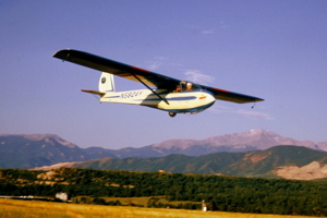 Aircraft #3 - Schweizer SGU 2-22E N5824V, first flown 23 Jul 1973 from the USAF Academy airfield, CO (KAFF)