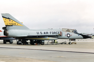 Aircraft #39 - Convair F-106B 57-2545, first flown 6 Dec 1984 from Minot AFB, ND (KMIB) with Charlie Ross