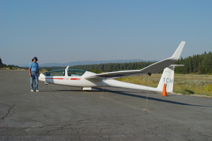 Aircraft #54 - DG Flugzeugbau DG-1000S N451CH, first flown 22 Sep 2003 from the Lake Tahoe airport (KTVL) in South Lake Tahoe airport, CA with owner Charlie Hayes
