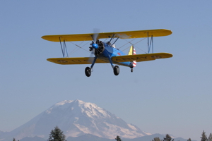 Aircraft #67 - Boeing Stearman A75J1 N245PT, first flown 13 Sep 2008 from Evergreen Sky Ranch Airport (51WA) in Black Diamond, WA with owner Rich Alldredge