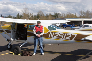 Aircraft #75 - Cessna U206C N29127, first flown 16 Apr 2011 from Puyallup, WA (KPLU) with owner Bob Jones