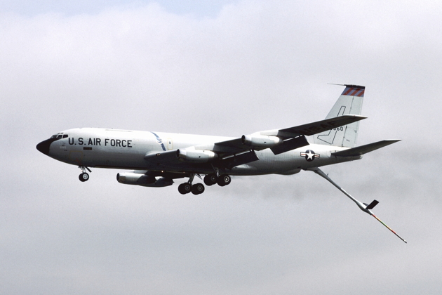 The KC-135A I flew from Hellenikon Air Base, Greece on 17 May 1979, tail number 62-3560. Photo by Paul Kipping.
