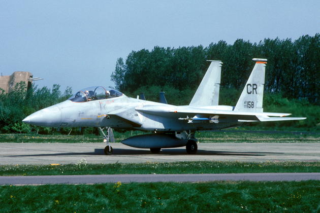 77-0158 with Soesterberg CR tail markings as flown in the early 1980s. Photo courtesy Joop de Groot.