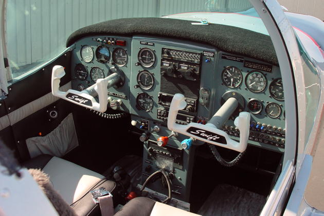 Jim Cummiskey's immaculate 1946 Swift Cockpit.