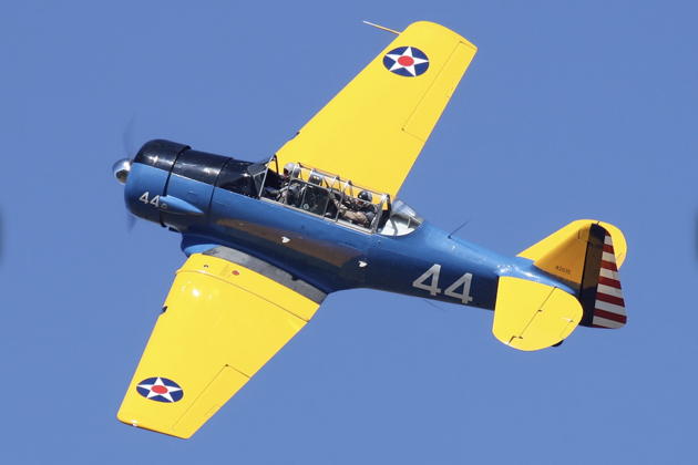 Alan Anders T-6 when I wasn't in the backseat! Photo by Dave Lednicer.