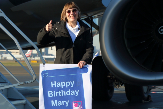 I think Ma likes her birthday 737 BBJ!