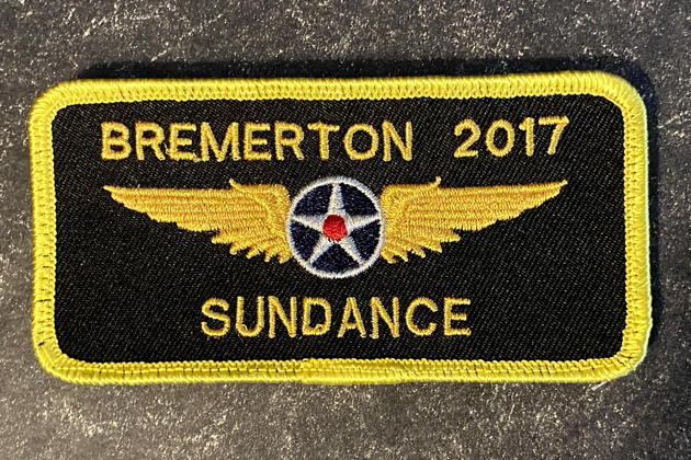 Custom 'Bremerton 2017' flightsuit nametags were provided to all formation clinic attendees.