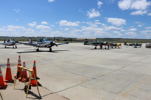 On the ramp at Gillette, WY, heading east to Devil's Tower and Mt. Rushmore.