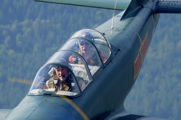 Cut from a video clip, in close in the Nanchang. Photo by Max Strietz, videographer for the Skyvan Aviation PhotoCrew.