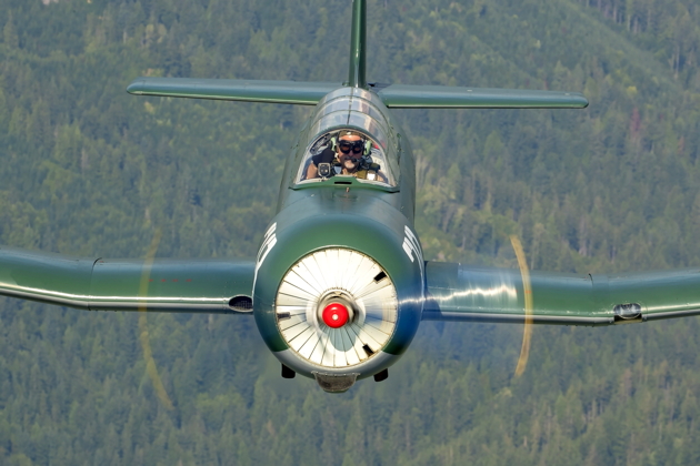 Thumbs up from Justin in the Nanchang. Photo by the Skyvan Aviation PhotoCrew.