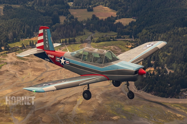 Fingertip formation training with Trent Hendricks in his Varga Kachina. Photo by Brodie 'Chokin' Winkler.