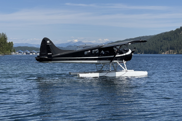 Kevin's impressive DHC-2 Beaver 'Black Betty' on Priest Lake, ID. My photo.