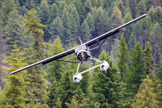 A great shot of the Beaver maneuvering over Priest Lake. Photo by and courtesy of Elin Pemberton.