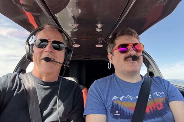Enjoying the Sling TSi with Rob Smith. My photo.