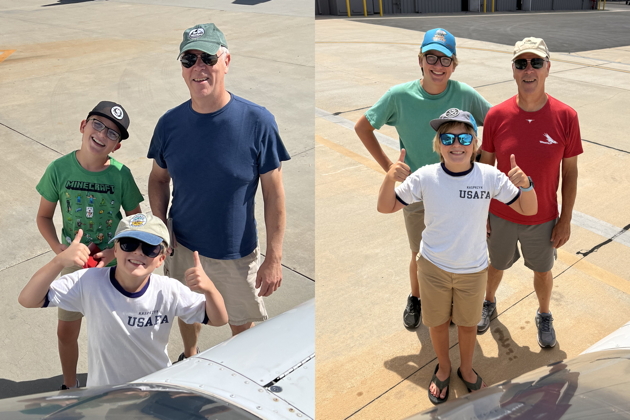 April 2022 to August 2025 - Those boys sure have grown! Photos by David Kasprzyk.