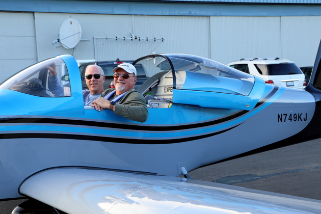 Back on the Paine Field ramp after a successful photo shoot. Photo by Mike Lambert.