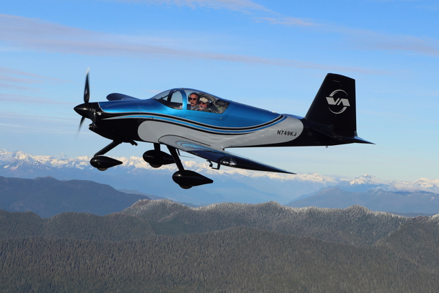 A crystal clear image taken while flying close formation in Steve Dame's RV-9A. Photo by Dennis Jones.