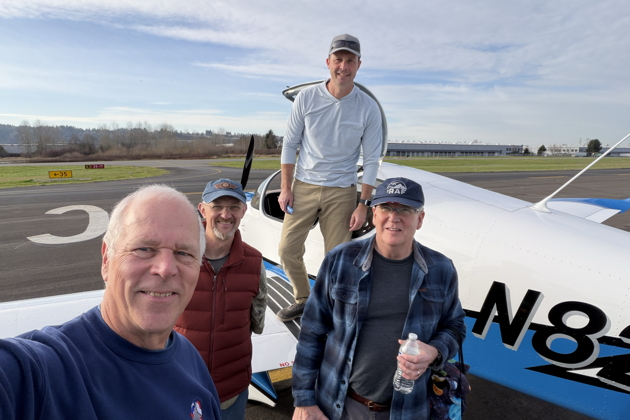 February's Sling TSi formation training team at the Auburn airport. My photo.