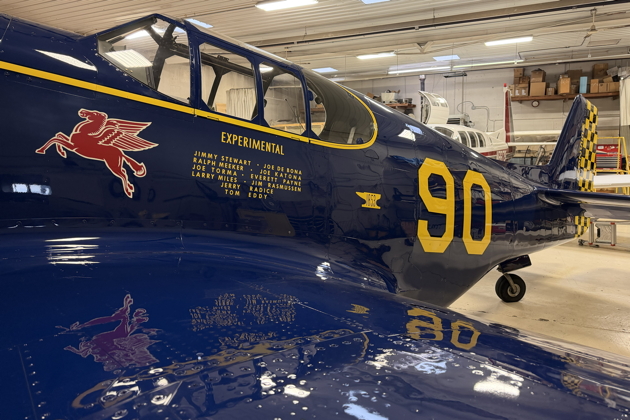 A stunning finish on the Thunderbird P-51.