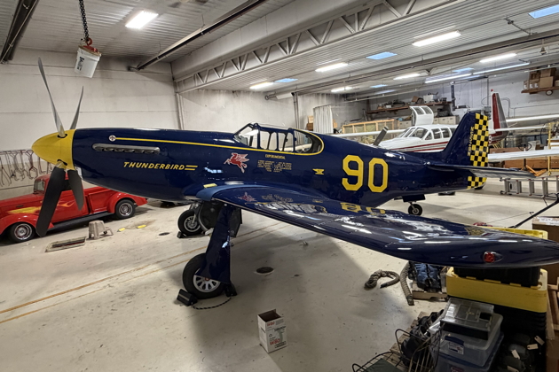 Warren Pietsch's immaculate Thunderbird P-51.